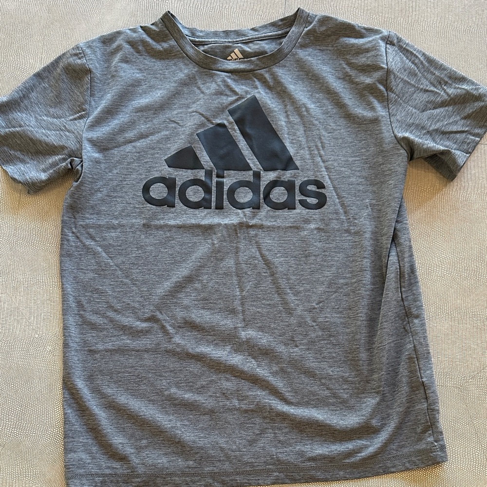 Adidas Kids Charcoal Gray Tee